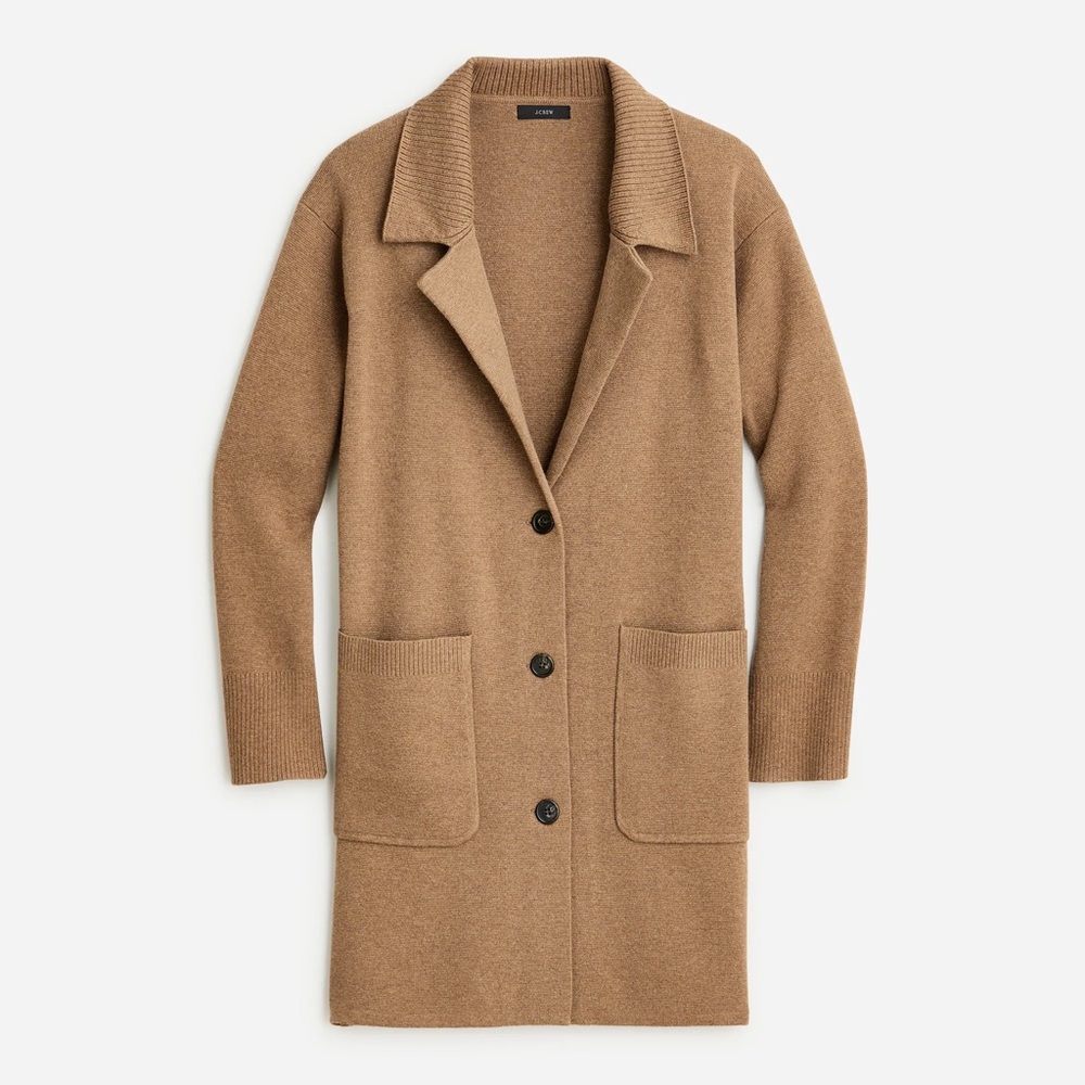 MAKE AN OFFER - J. CREW Collard Cardigan with Pockets